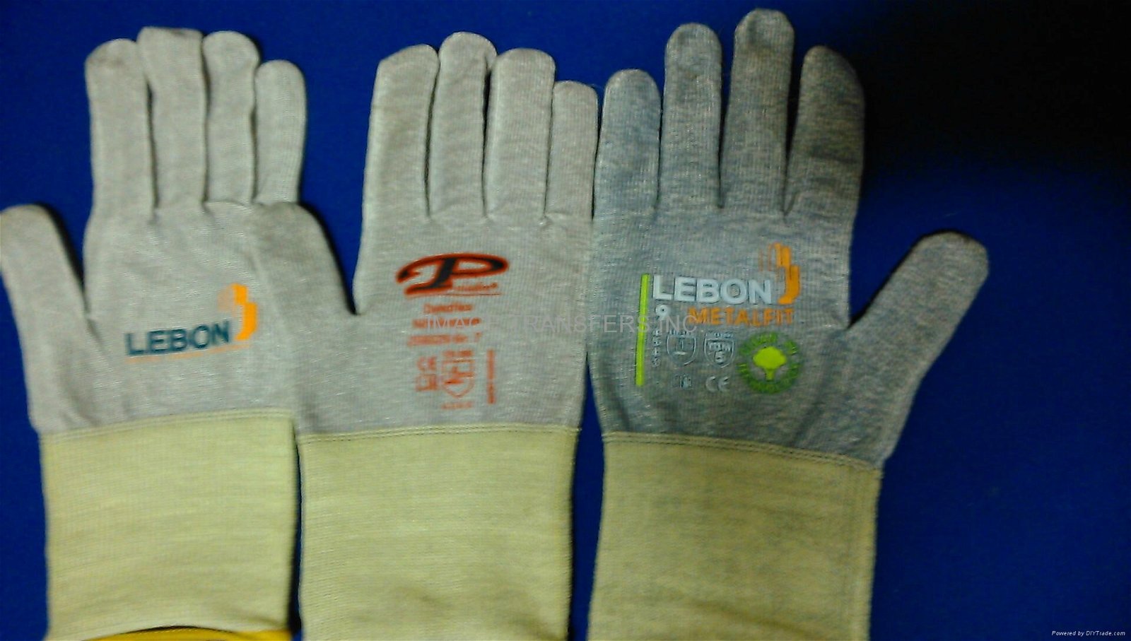 Industrial WORK glove tag-less label heat transfer sticker 5