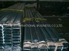 Flat oval steel tube (pre galvanized)