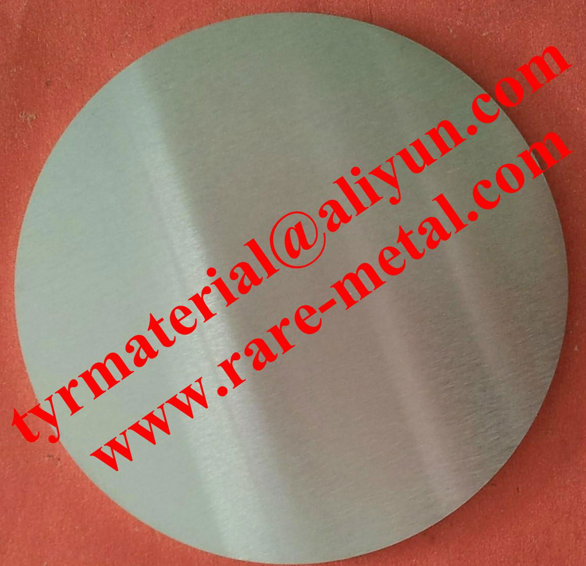 Ruthenium (Ru) metal sputtering targets, Purity: 99.95%, CAS: 7440-18-8 4