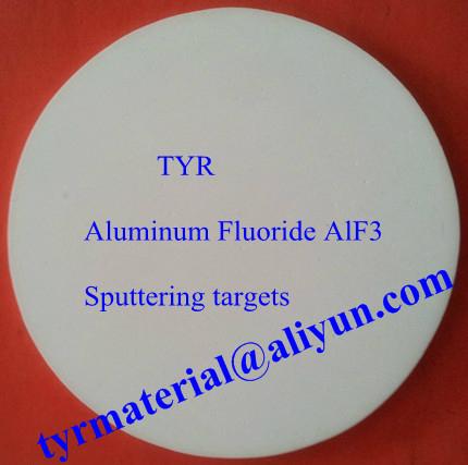 Aluminium fluoride AlF3 sputtering targets