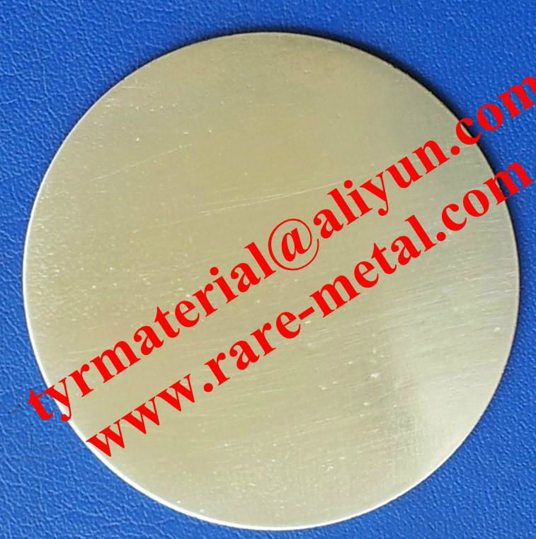 Palladium Copper Pd-Cu alloy sputtering targets   2