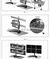 六屏 多屏 液晶电脑显示器支架 14至19寸 17