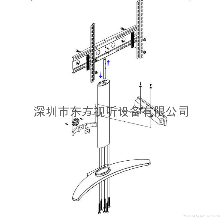 通用电视桌面支架/挂架  4