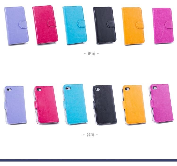 Manufacturer~PU Leather Case for iPhone4/4S Flip Leather cases 2