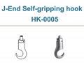 J-end Self-gripping display hook HK-0005 1