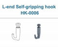 display L-end Self-gripping hook HK-0006