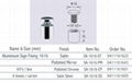 SA Series - Aluminium Sign Fixing 1616  1