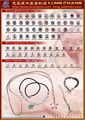 Metal charms modeling charms jewelry accessories