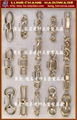Metal decorative accessories chain