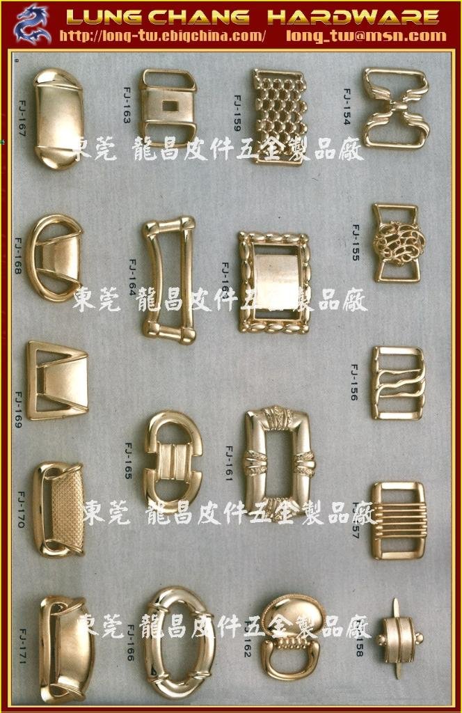 Fashion accessory metal clasp belt buckle