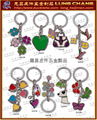 Character shape metal key ring accessories 3