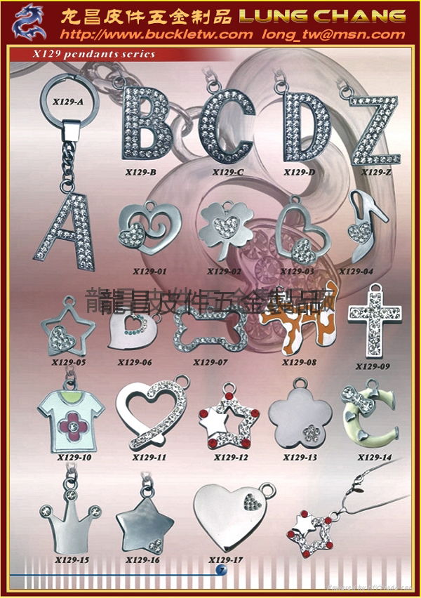 Character shape metal key ring accessories 4