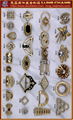 Every variety Shoe buckle buttons #H-348-H-375