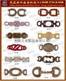 Metal lace fashion chains, buckles, trims series 3