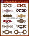 Metal lace fashion chains, buckles, trims series