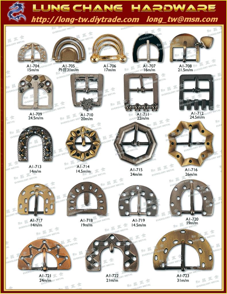 Footwear metal buckle A1704A1723 (Taiwan Manufacturer) Shoes