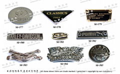 Metal Logo marks Plaque brand Taiwan  accessories