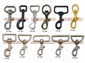 Leather accessories, zinc hooks, dog buckle 