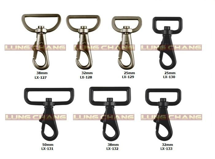 Purses parts, zinc dogs, dog buckle, rotating buckle, leather hardware 2