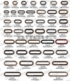 Oval buckle leather footwear clothing metal accessories