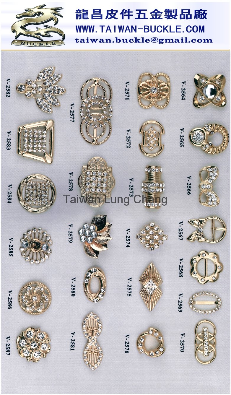 Rhinestone metal jewelry clasp
