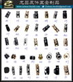 Cylindrical hollow, metal rope buckle,