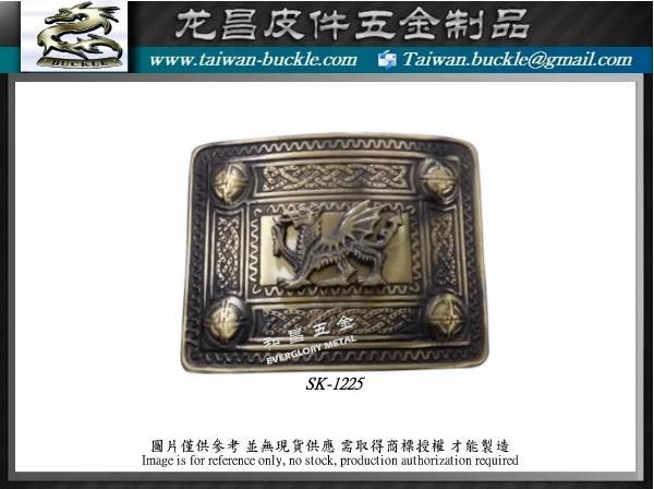 Pirate belt buckle  Made in taiwan 3