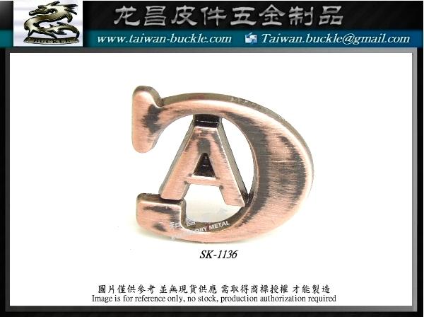 Brand accessories Metal Logo Tag MADE IN TAIWAN 3