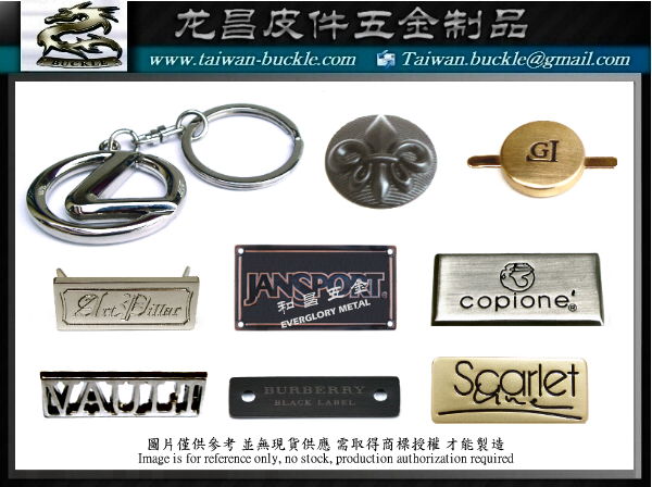 Brand accessories, Metal Logo Tag,Custom design 4