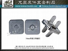 14mm three-dimensional square magnetic buckle