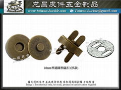 18mm round magnetic buckle (thick)