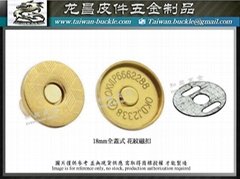 Taiwan 18mm full cover pattern magnetic button