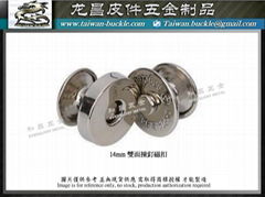 14mm double-sided strike nail magnetic buckle