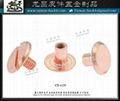 Electroplated metal turnbuckle copper buckle