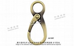 High quality Zinc hook Leather Accessories 