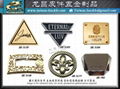 L   age metal nameplate ,OEM made in Taiwan