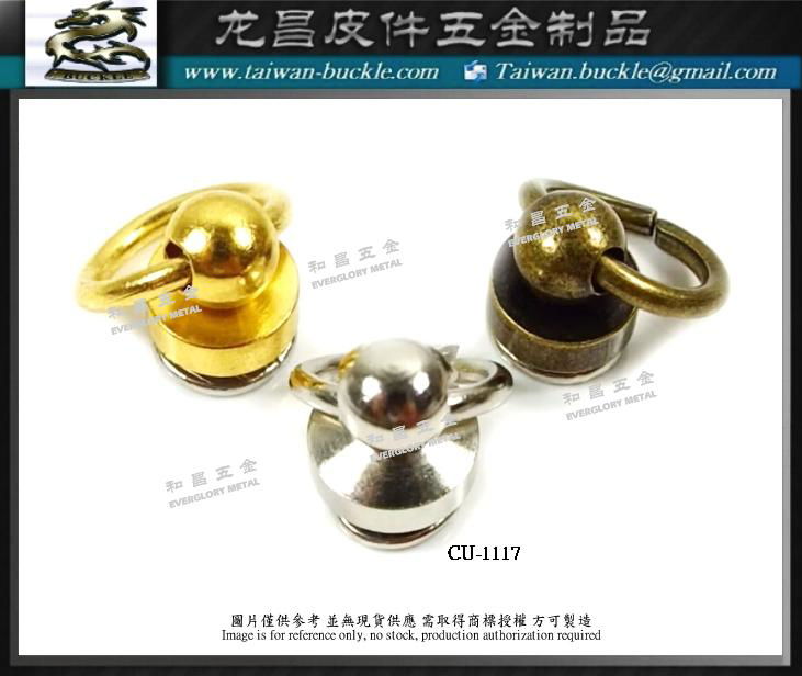 CNC銅釦 金屬 螺絲扣配件 2