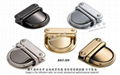 Metal alloy D-shaped buckle hardware accessories