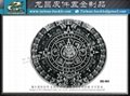 Mayan prophecy Aztec solar calendar metal clasp 1