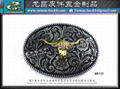 Independent Iron Cross Western Chopper Belt Buckle  9