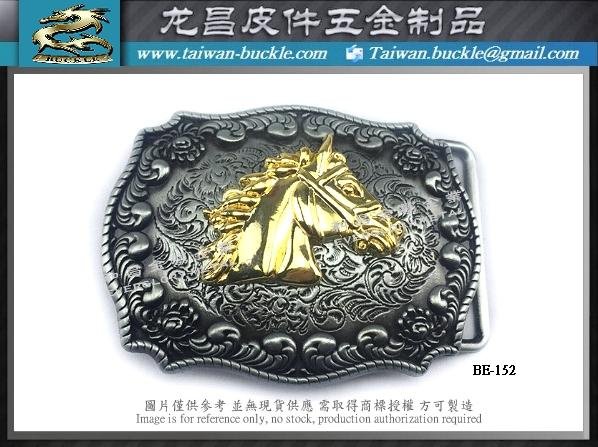 Western style vintage knight belt buckle 5