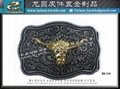 Western style vintage knight belt buckle 6