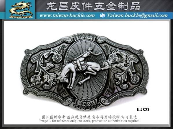西部牛仔競技 花絲皮帶扣