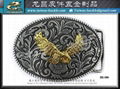  Western cowboy Metal carriage belt buckle