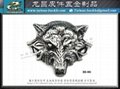  Skeleton Metal Gothic Tattoo Belt Buckle 3