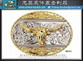 Chinese dragon diamond belt buckle ethnic style 9