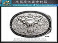 Big truck red Metal belt buckle