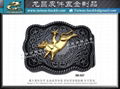 Big truck red Metal belt buckle 7