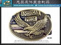 Western cowboy flying eagle belt buckle 7