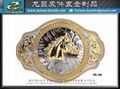 Horseshoe type war horse knight Taiwan metal buckle